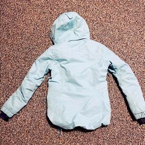 Mountain warehouse snow jacket mint green size 2